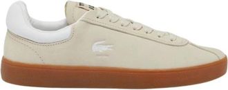 Lacoste Baseshot Sneakers - Dames - Sneakers - Beige - 40 EU - Katoen - Schoenen