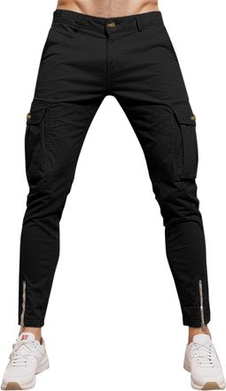 Generic Combat Trousers Men Work Trouser Straight Skinny Activewear Elastic Military Baggy Fishing Tracksuits Disco Rock Steampunk Bottom Lace Up Pants Slim F