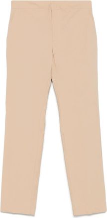 Twin-Set Pantaloni sartoriali con placca logo - Toni neutri