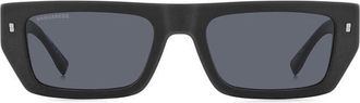 Dsquared2 Sunglasses Icon 0011/S 003 Matte Black/Black Men