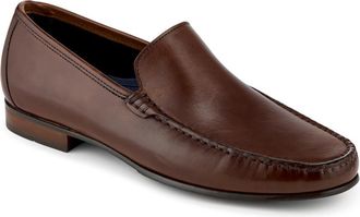 Jones Bootmaker Mens Quint Casual Leather Slip-On Loafers - Chestnut - Size UK 10