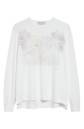 Our Legacy Cruise Long Sleeve Graphic T-Shirt in Farewell Print at Nordstrom, Size 42 Us