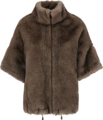 VALENTINI 1972 Korte Shearling Jas - Dames - Jassen - Bruin - S - Jassen