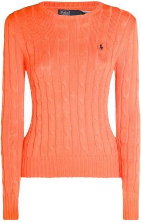 Polo Ralph Lauren Cable-Knit Slim Fit Cotton Crewneck Jumper Clothing