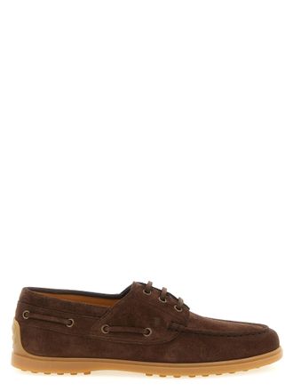 Tod's Mens Suede Boat Shoe