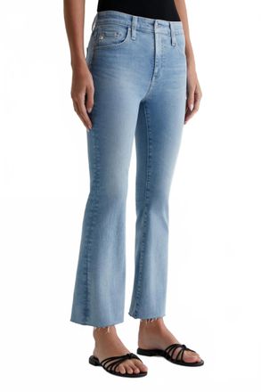 AG - Adriano Goldschmied Farrah Boot Cropped Jeans In 24 Years Looking Glass