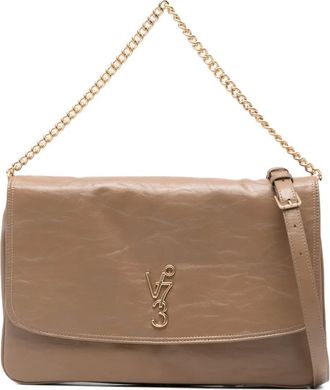 V&deg; 73 Loouise logo chain tote bag - women - Polyurethane/Polyester/Iron - One Size - Brown