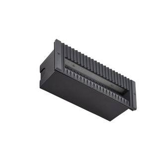 Lucande L&aacute;mpara de pared exterior de aluminio negro