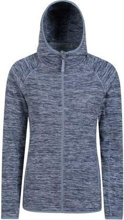 Mountain Warehouse Lleyn II Melange Full Zip Hoodie in Dark Blue at Nordstrom, Size 16