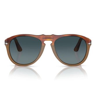 Persol Sunglasses Po0649 1025 S3 Brown/Blue Unisex