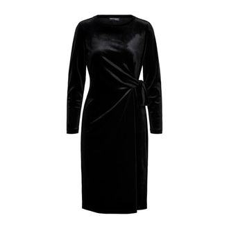 &Co Woman Dames, Jurken, Zwart, Maat: M Velours