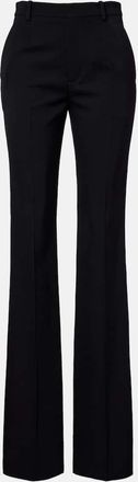 Saint Laurent Wool grain de poudre tuxedo pants