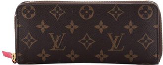 Louis Vuitton Pink Monogram Canvas Clemence Wallet (Authentic Pre-Loved)