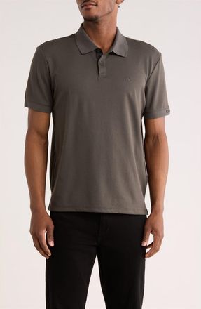 Calvin Klein Classic Fit Embroidered Polo in Beluga at Nordstrom Rack, Size Xx-Large