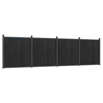 Berkfield Home Fence Panel Grey 699x186 cm WPC