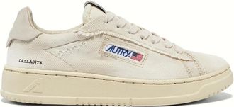 Autry Dallas Low Sneakers - Dames - Sneakers - Beige - 36 EU - Katoen - Schoenen