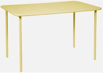 Sweeek Mesa De Jard&iacute;n Met&aacute;lica De 4 Plazas