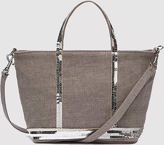 Vanessa Bruno Cabas XS Lin Zipp&eacute; Calcaire