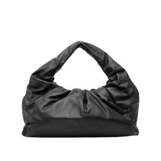 Bottega Veneta Pre-owned Vintage Schoudertas - Dames - Pre-owned - Zwart - Maat: ONE Size Leer