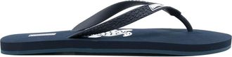 Vilebrequin graphic-print logo-patch flip-flops - men - Rubber/Rubber/Rubber - 40-41 - Blue