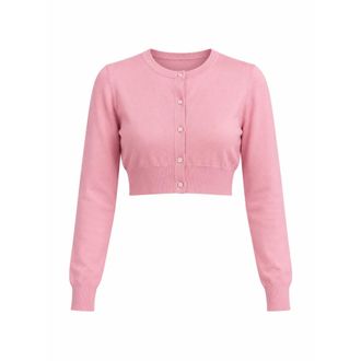 Dolce & Gabbana Zijden vest - Dames - Truien - Roze - Maat: 3XL Zijde