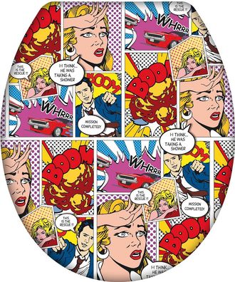 WENKO home24 Premium WC-Sitz Pop-Art