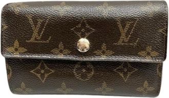 Louis Vuitton Pre-owned Wallets, male, Brown, Size: ONE SIZE Pre-owned Portefeuille Alexandra Monogram Trifold Wallet