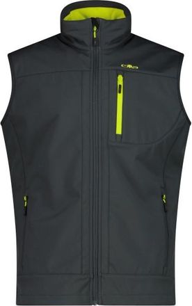 F.lli Campagnolo Softshell Vest 3A02087N Softshellgilet f&uuml;r Herren | schwarz/grau