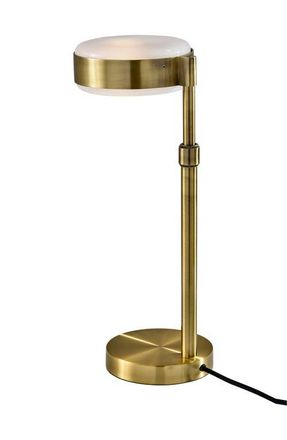 Adesso Linis Table Lamp in Antique Brass at Nordstrom