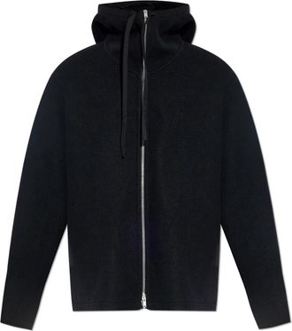 Jil Sander Wollen jas - Heren - Zomerjassen - Zwart - XL - Wol - Jassen