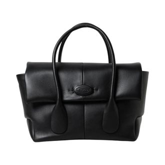 Tod's Handbags, female, Black, ONE SIZE, Handle Leather Bag