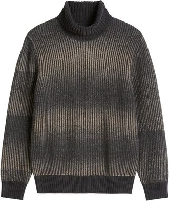 Marc O'Polo Gebreide Pullovers Lange Mouwen - Heren - Truien - Bruin - Maat: S Katoen