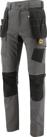 CAT Stretch Pocket Trouser (Long) Mens - Grey - Size 30 (Waist)