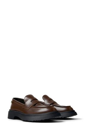 Camper Walden Penny Loafer in Medium Brown at Nordstrom, Size 36