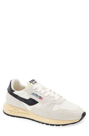 Autry Reelwind Low Water Resistant Sneaker in Black/white at Nordstrom, Size 41