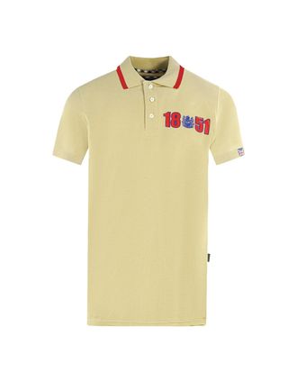 Aquascutum Mens Aquascutum London 1851 Beige Polo Shirt - Tan - Size: 36