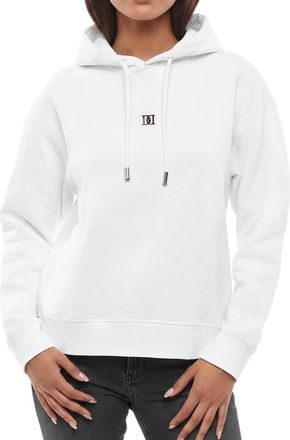 Dsquared2 White Logo Hood Sweatshirt
