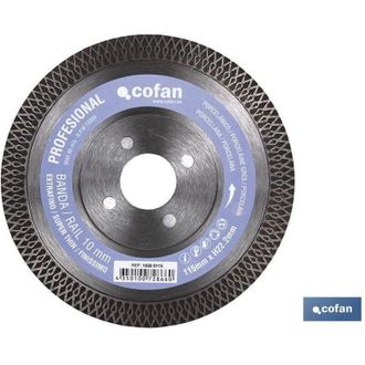 cofan Disco Diamante Porcelanico Extrafino H-10mm, 230mm, Disco De Diamante Para Porcel&aacute;nico Super Fino, Reforzado Y Con Altura De Pastilla De 10mm. Disco C