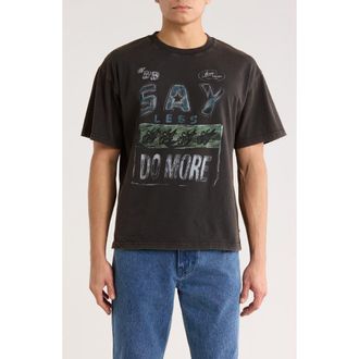 Honor The Gift Say Less Do More Cotton Graphic T-Shirt in Black at Nordstrom, Size Xx-Large