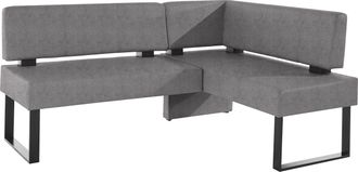 HOME AFFAIRE Eckbank »Oliver mit Metallgestell, Küchenbank« verschiedene Bezüge Cord Esszimmerbank OTTOs Choice