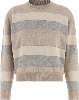 PESERICO Wool Sweater Maglioni Beige-Donna
