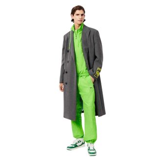 Lacoste Heren Woven Tracksuit Broek (Lime Groen)
