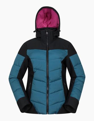 Mountain Warehouse Womens Mountain Warehouse Womens/Ladies Resort RECCO Padded Ski Jacket - Green - Size: 20