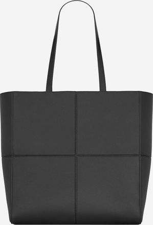 Saint Laurent Mens Leather Tote Bag Black Shoulder