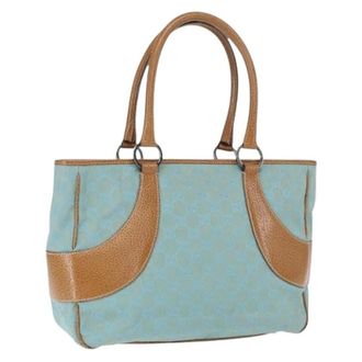 Gucci Pre-owned Canvas Handtas - Dames - Pre-owned - Blauw - Maat: ONE Size