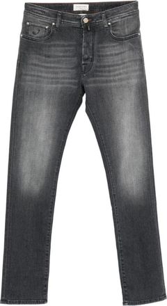 Jacob Cohen Jacob Cohen Jeans Grijs - Heren - Slim Fit Jeans - Grijs - W33 - Denim - Jeans