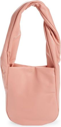 Ree Projects Medium Helene Soft Twist Leather Shoulder Bag in Peach at Nordstrom