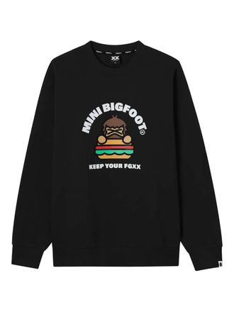 Fingercroxx Mini Bigfoot sweatshirt - men - Cotton - M - Black