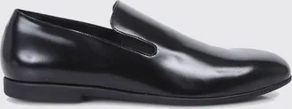 Jil Sander Mocassini in pelle spazzolata con punta tonda e inserti elastici