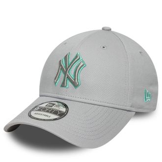 New Era 9Forty Strapback Cap Outline New York Yankees Grey
